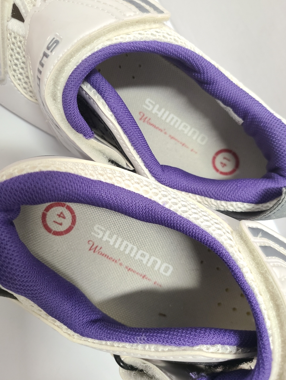 Shimano Women's SH-TR5W Cycling Shoes in White Sz 41 US 8½ - Picture 8 of 16